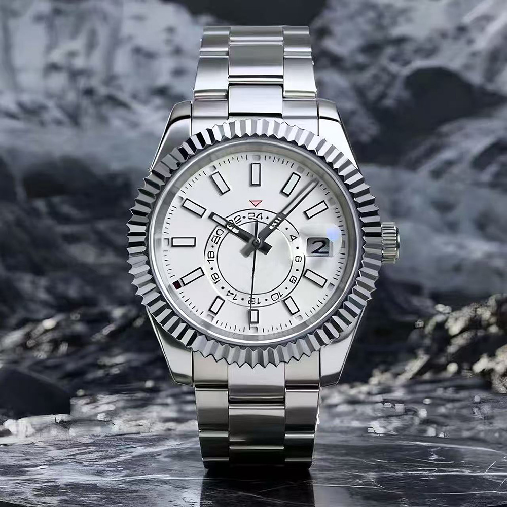 Sapphire Crystal Display - 남성용 기계식 시계, 야광 오토매틱 무브먼트