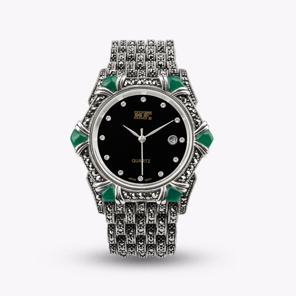 Luxury Watch Thailand - 여성용 쿼츠 시계 솔리드 925 스털링