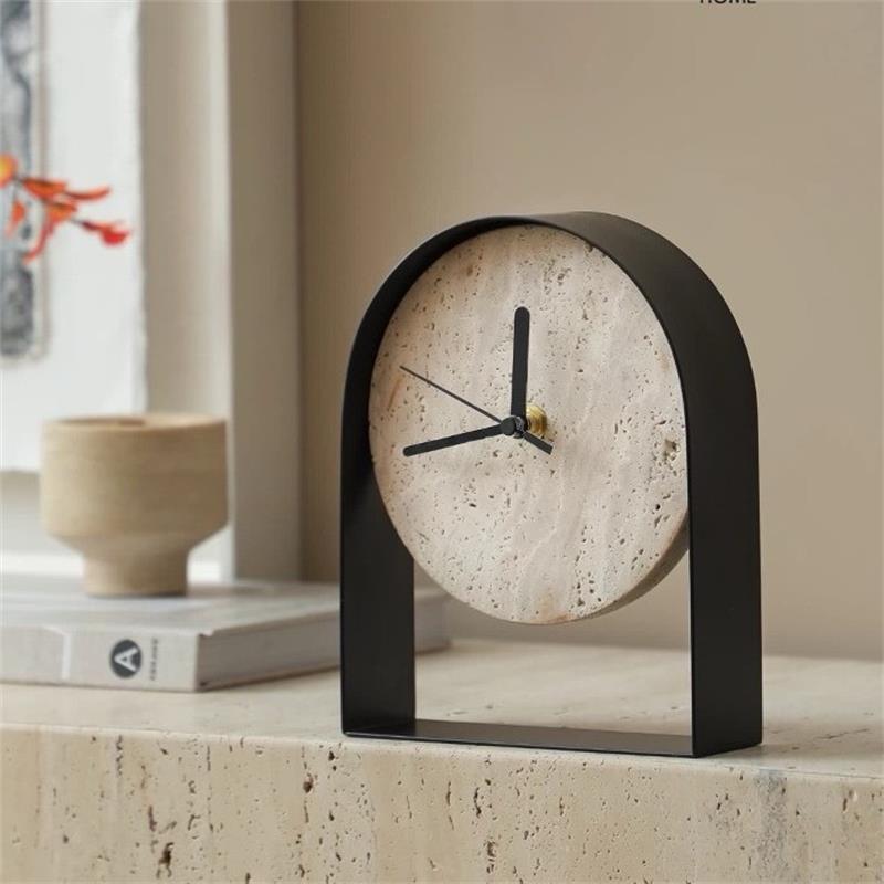 Table Watch Luxury - 고급스러운 대리석 데스크탑 시계 현대 모델