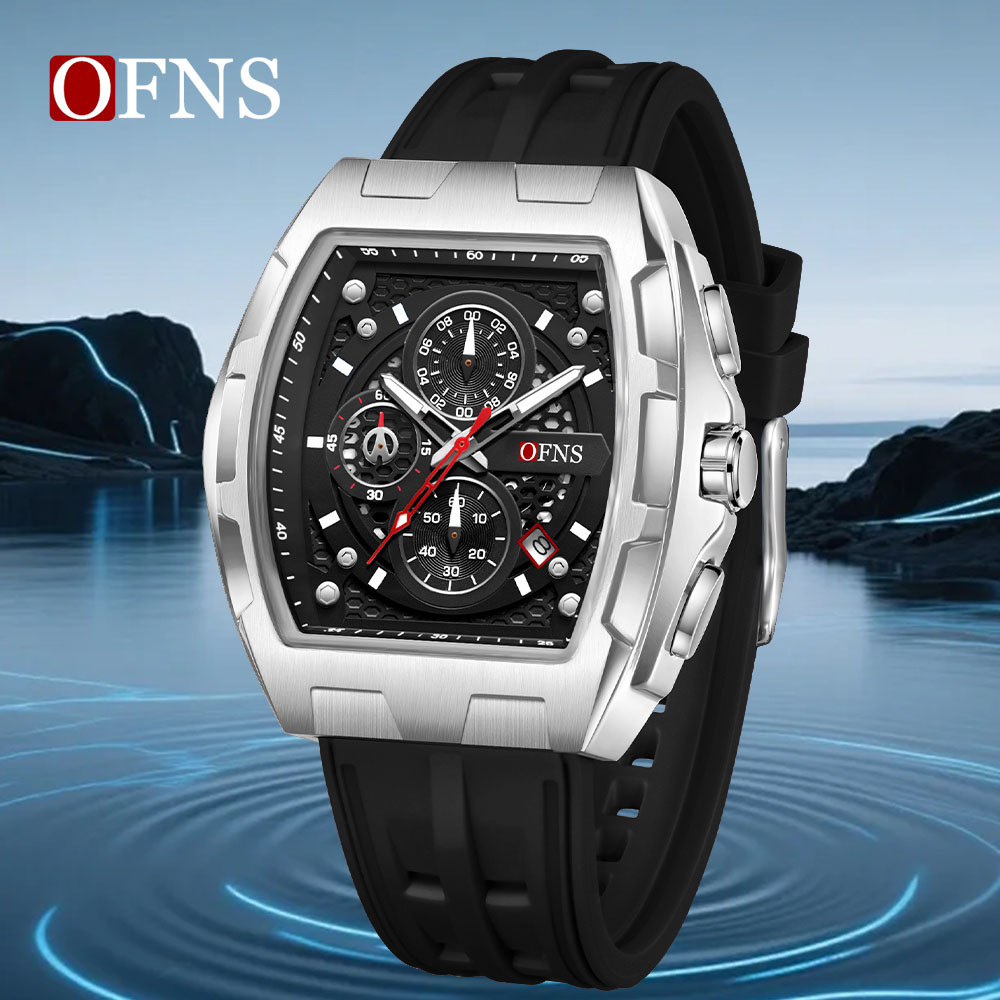 Luxury Watch Shop - OFNS 남성용 패션 쿼츠 시계 다기능