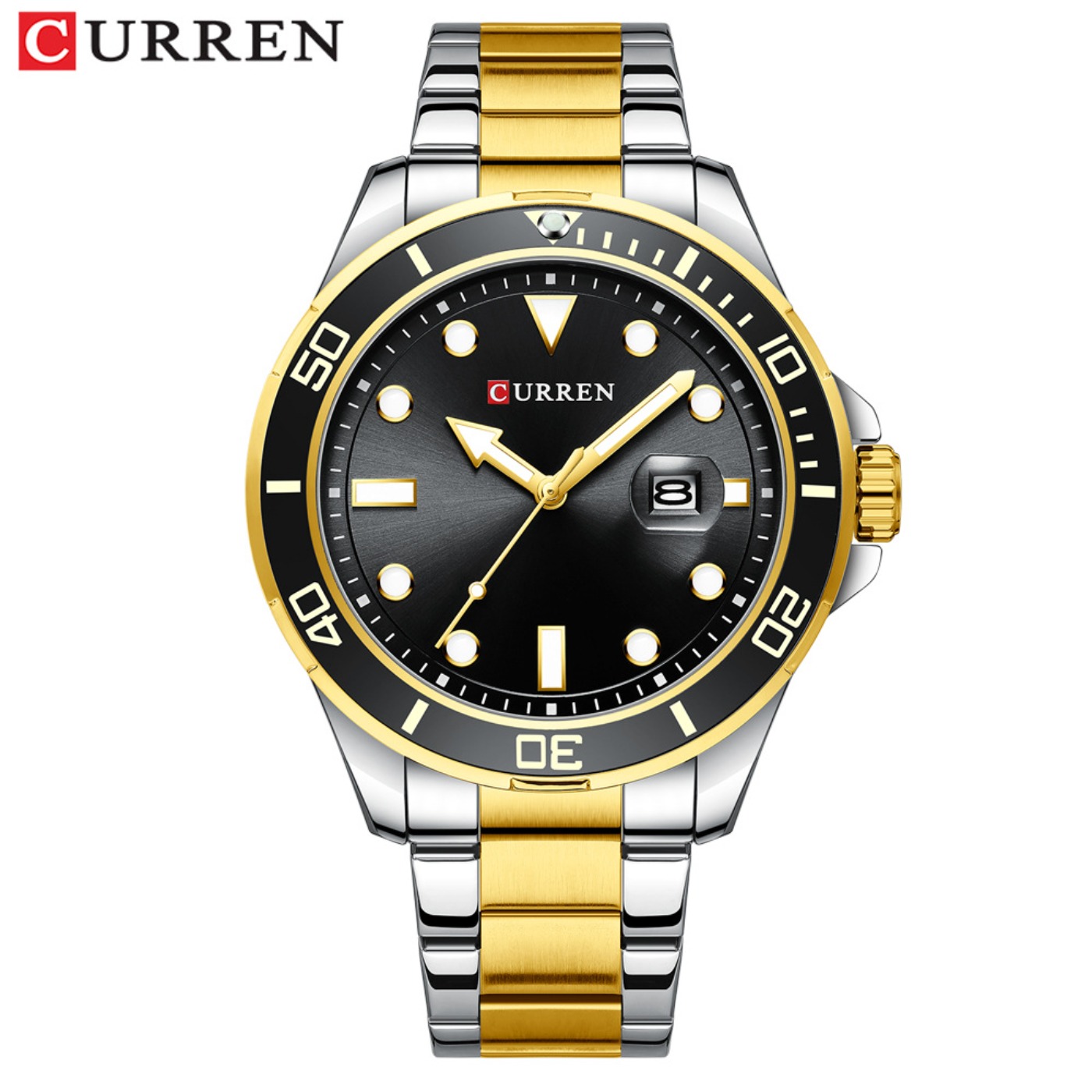 CURREN 뉴 그린 워터 고스트 시리즈 브랜드 하이엔 - Luxury Watch For Men 리뷰 및 가격