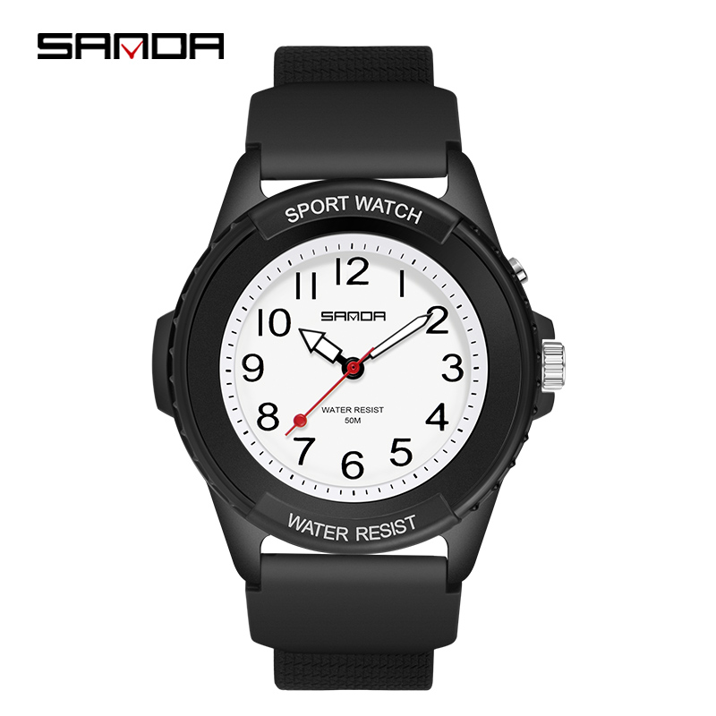 SANDA 6018 신상 패션 어린이 시계 스포츠 아날 - Luxury Watch Shop 리뷰 및 가격