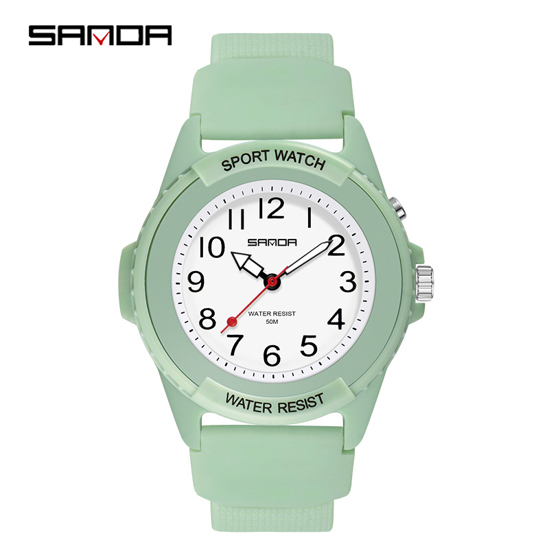 SANDA 6018 신상 패션 어린이 시계 스포츠 아날 - Luxury Watch Shop 리뷰 및 가격