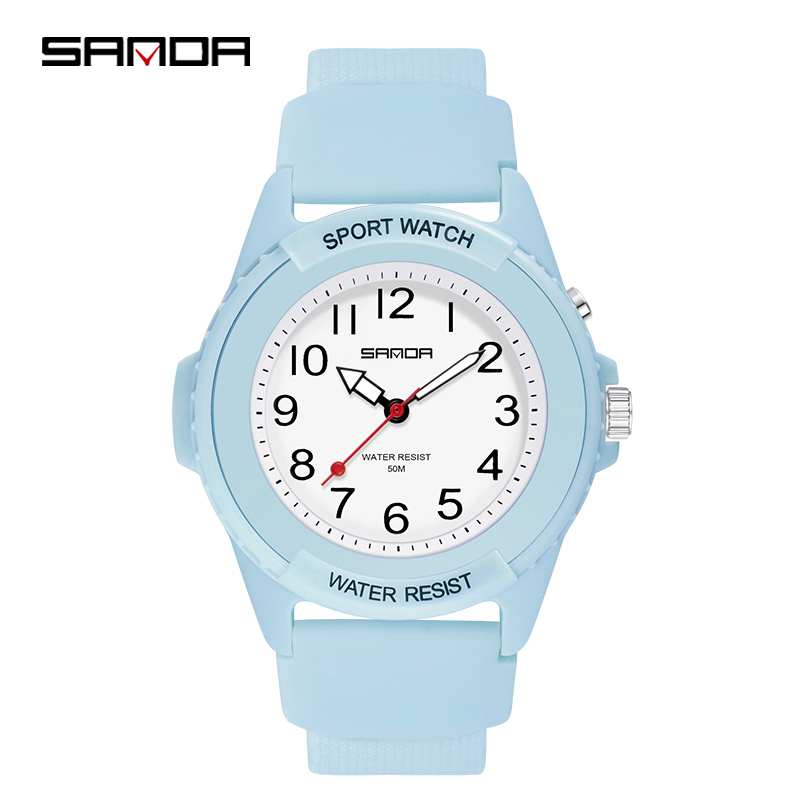 SANDA 6018 신상 패션 어린이 시계 스포츠 아날 - Luxury Watch Shop 리뷰 및 가격