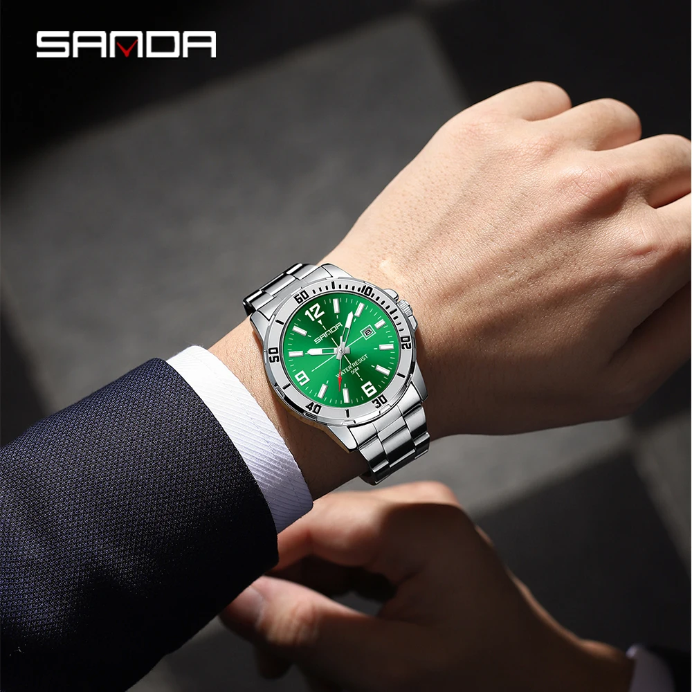 SANDA 3265 3266 남성용 전자 시계 대형 다 - Luxury Watch Shop 리뷰 및 가격