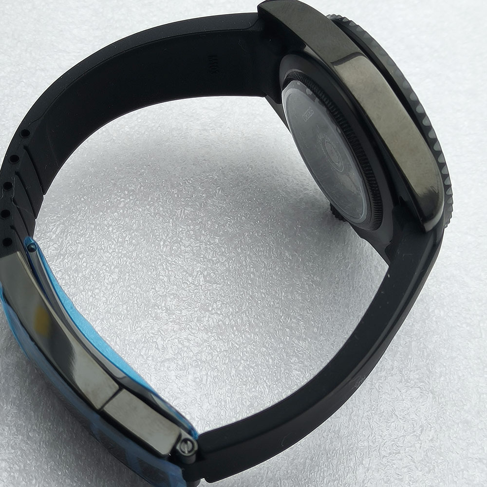 40MM NH36 시계 블랙 남성용 스테인레스 스틸 기 - Sapphire Crystal Display 리뷰 및 가격