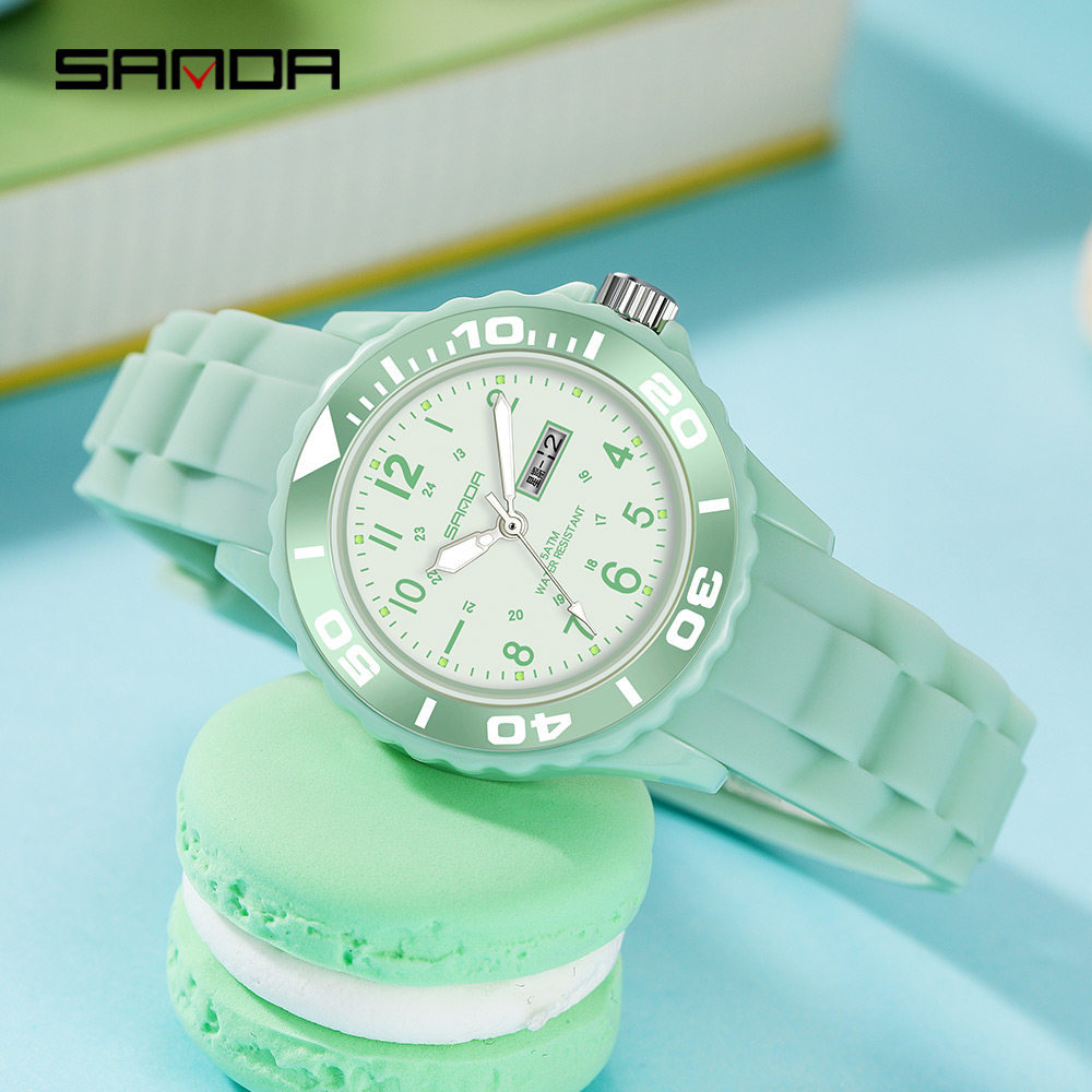 Sanda 여성용 손목 시계 드레스, 블루 워치, 실리 - Sapphire Crystal Display 리뷰 및 가격