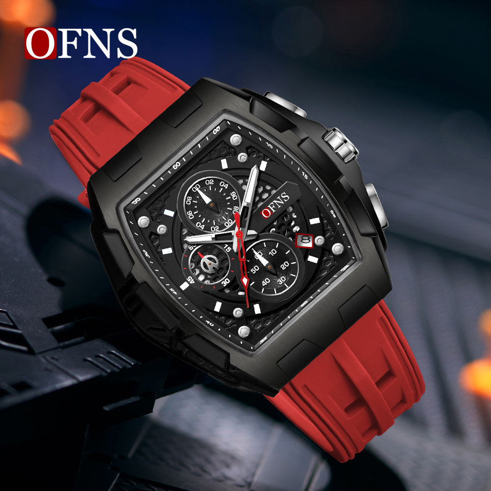 OFNS 남성용 패션 쿼츠 시계 다기능 타이밍 시계 5 - Luxury Watch Shop 리뷰 및 가격