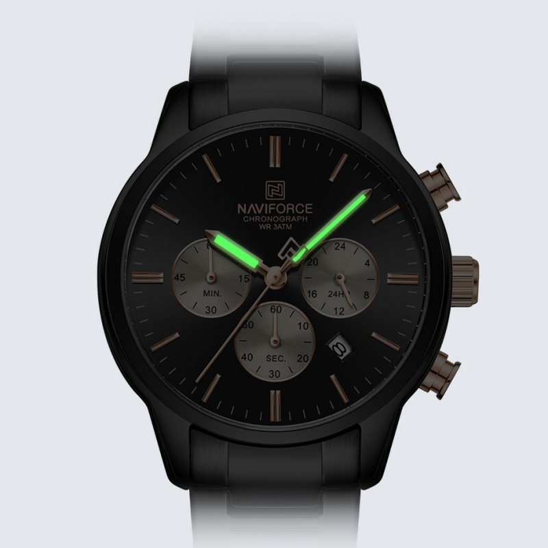 NAVIFORCE 남성용 쿼츠 크로노그래프 시계 방수  - Luxury Watch Design 리뷰 및 가격