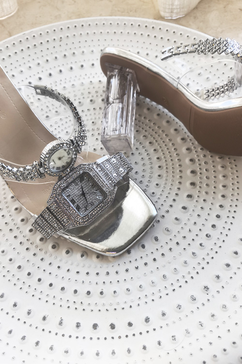 오리지널 디자인 크리스탈 시계 하이힐 샌들 여성용 럭셔 - Luxury Watch Design 리뷰 및 가격
