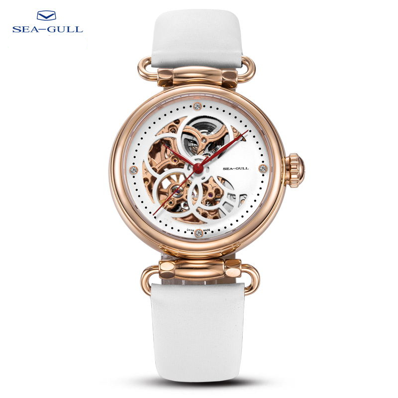 갈매기 오픈워크 다이얼 기계식 여성용 시계 38mm 럭 - Luxury Watch Winder 리뷰 및 가격