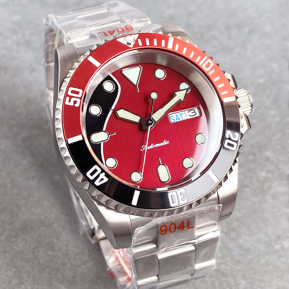 맞춤형 20ATM 40mm 날짜 요일 표시 NH36A  - Sapphire Crystal Display 리뷰 및 가격
