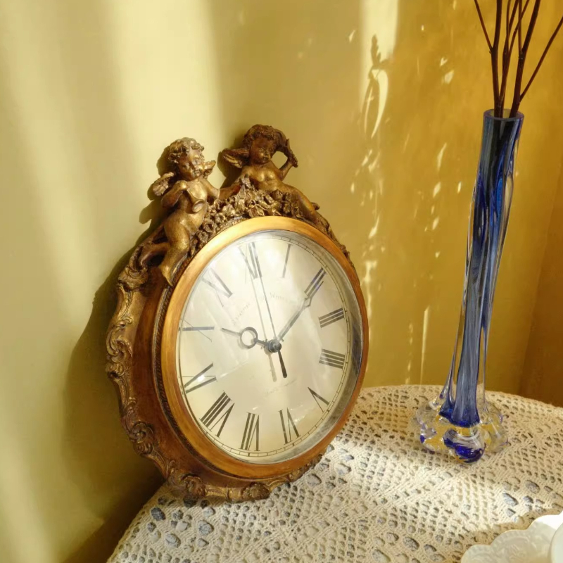 수지 벽시계 레트로 테이블 시계 거실 럭셔리 장식 쿼츠 - Table Watch Luxury 리뷰 및 가격