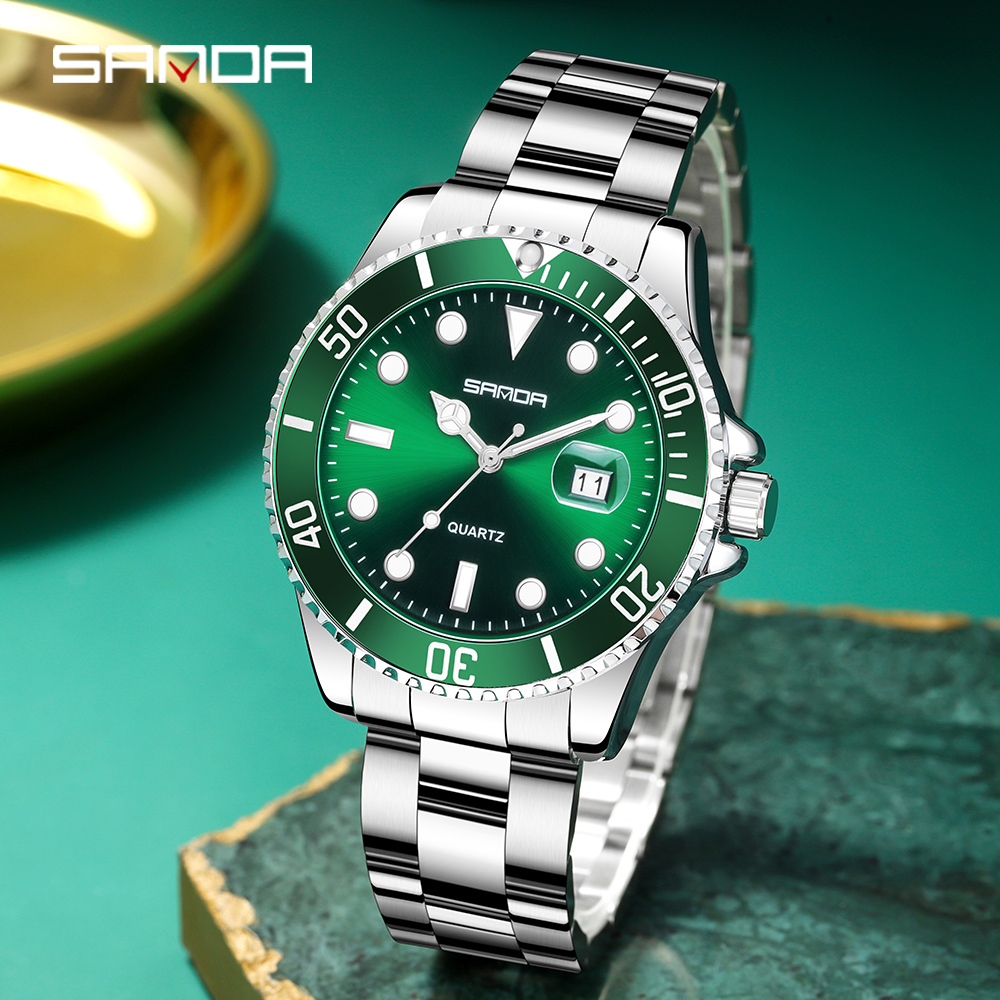 산다 1099 패션 명품 남성 쿼츠 시계 그린 워터 고 - Luxury Watch Shop 리뷰 및 가격
