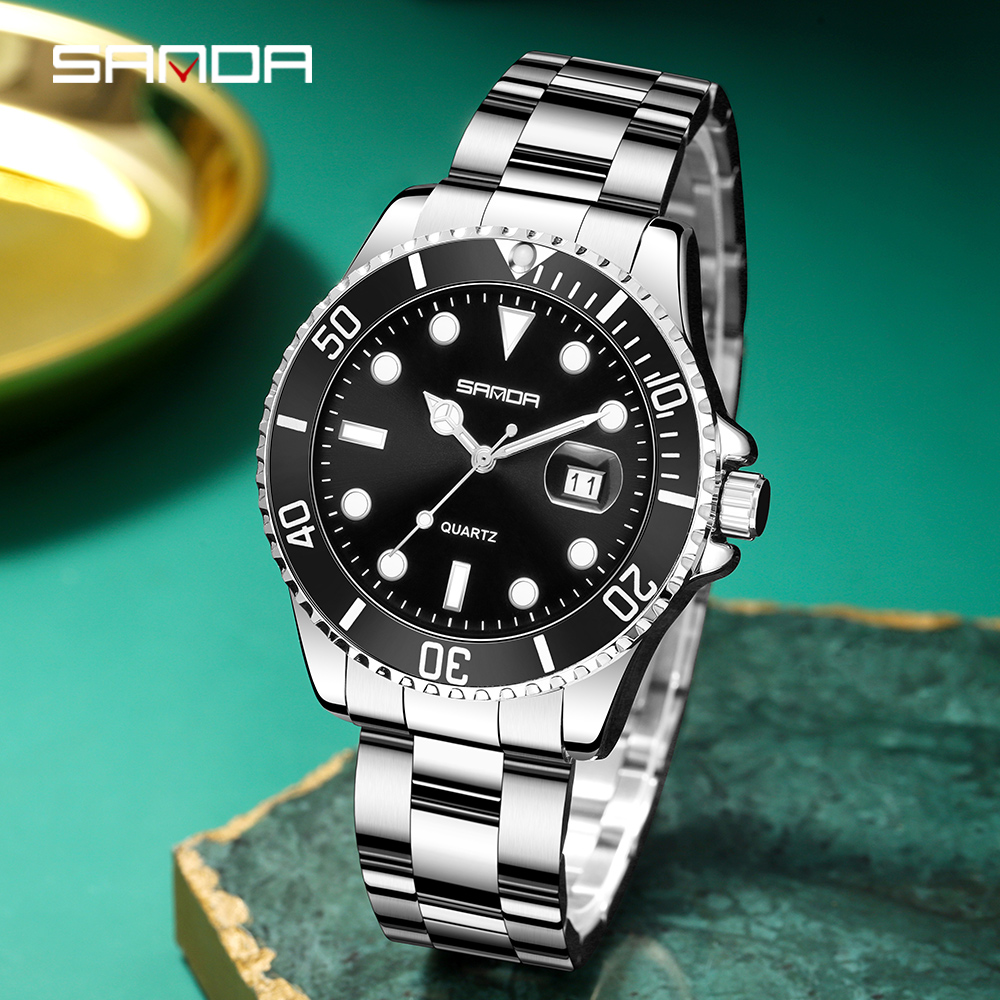 산다 1099 패션 명품 남성 쿼츠 시계 그린 워터 고 - Luxury Watch Shop 리뷰 및 가격