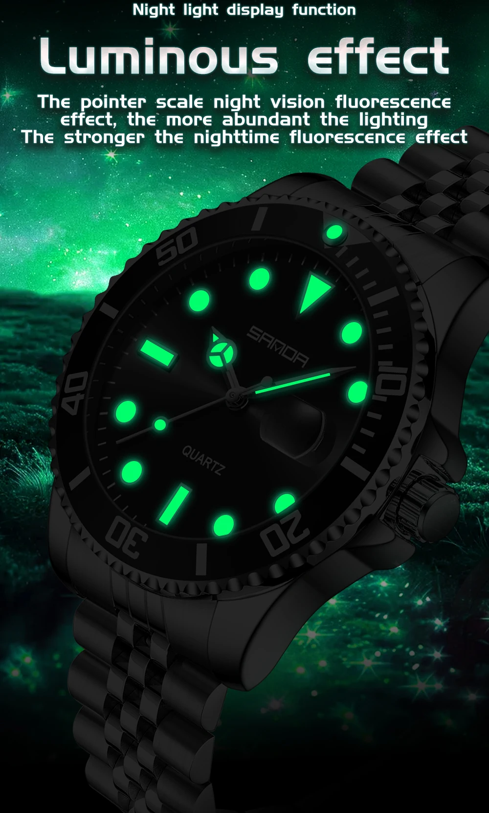 산다 1099 패션 명품 남성 쿼츠 시계 그린 워터 고 - Luxury Watch Shop 리뷰 및 가격