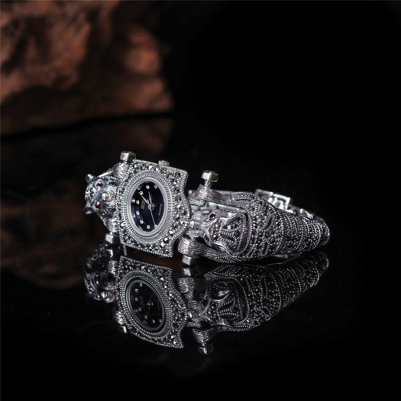 솔리드 925 스털링 실버 태국 실버 마카사이트 럭셔리 - Luxury Watch Thailand 리뷰 및 가격