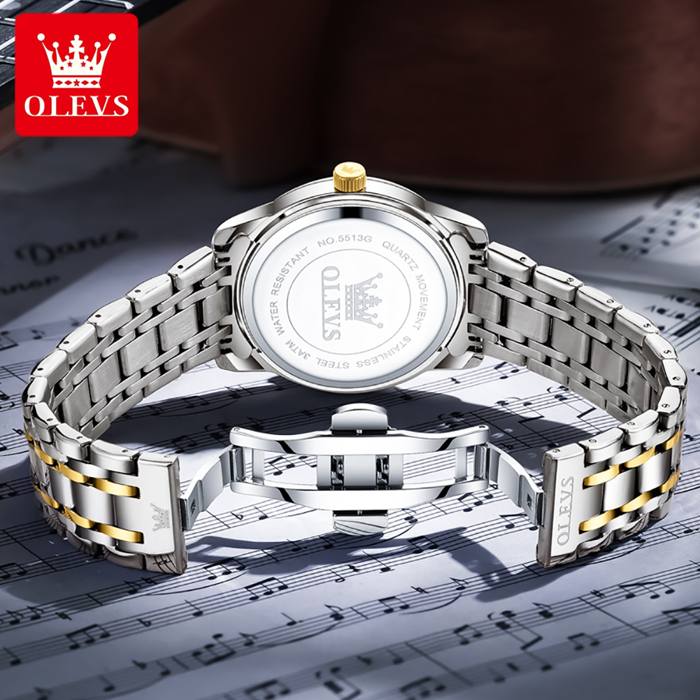OLEVS 브랜드 패션 남성용 시계 스테인레스 스틸 방 - Luxury Watch For Men 리뷰 및 가격