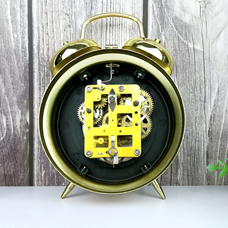 금속 기계식 알람 시계, 빈티지 침대 옆 탁상 시계,  - Table Watch Luxury 리뷰 및 가격
