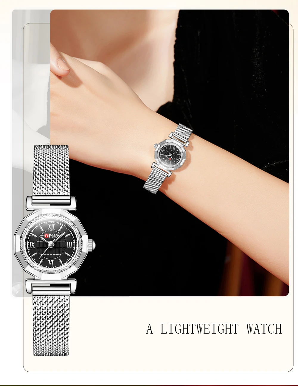 OFNS 1555 캐주얼 럭셔리 여성용 쿼츠 시계 방수 - Luxury Watch Shop 리뷰 및 가격
