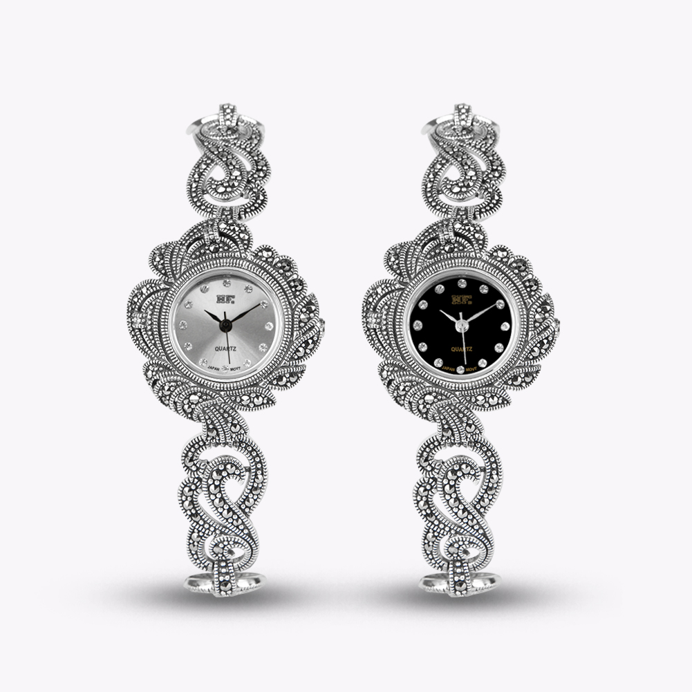 솔리드 925 스털링 실버 태국 실버 마카사이트 럭셔리 - Luxury Watch Thailand 리뷰 및 가격