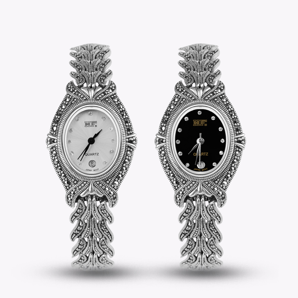 솔리드 925 스털링 실버 태국 실버 마카사이트 럭셔리 - Luxury Watch Thailand 리뷰 및 가격