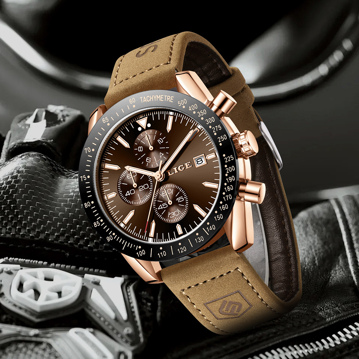 LIGE 가죽 시계 남성 패션 비즈니스 30M 방수 쿼 - Luxury Watch For Men 리뷰 및 가격