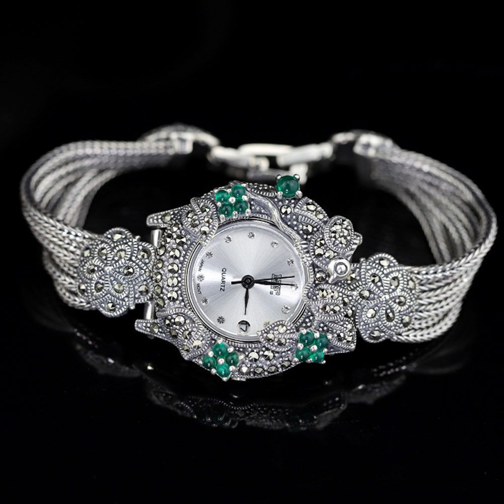 솔리드 925 스털링 실버 태국 실버 마카사이트 럭셔리 - Luxury Watch Thailand 리뷰 및 가격