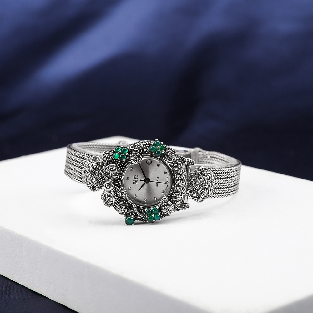 솔리드 925 스털링 실버 태국 실버 마카사이트 럭셔리 - Luxury Watch Thailand 리뷰 및 가격